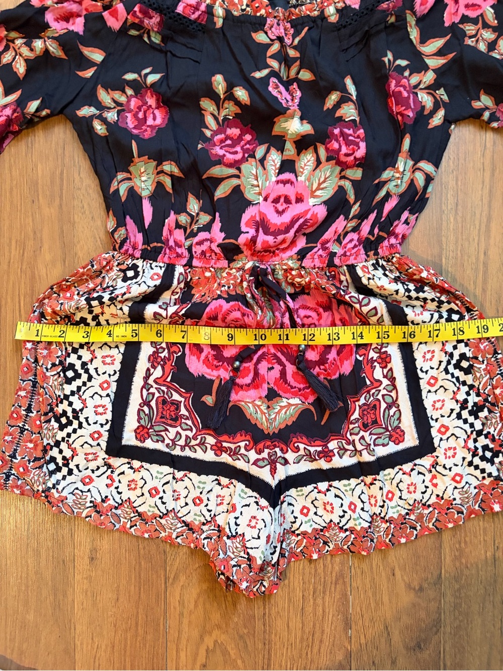 Vtg 90s Angie floral romper - Picture 13 of 14